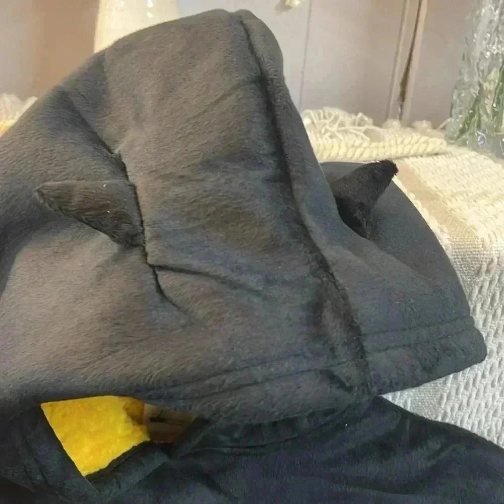 Kids Batman Hoodie Fleece Lined With Bat Ears on Hood Kids - Picture 2 of 7